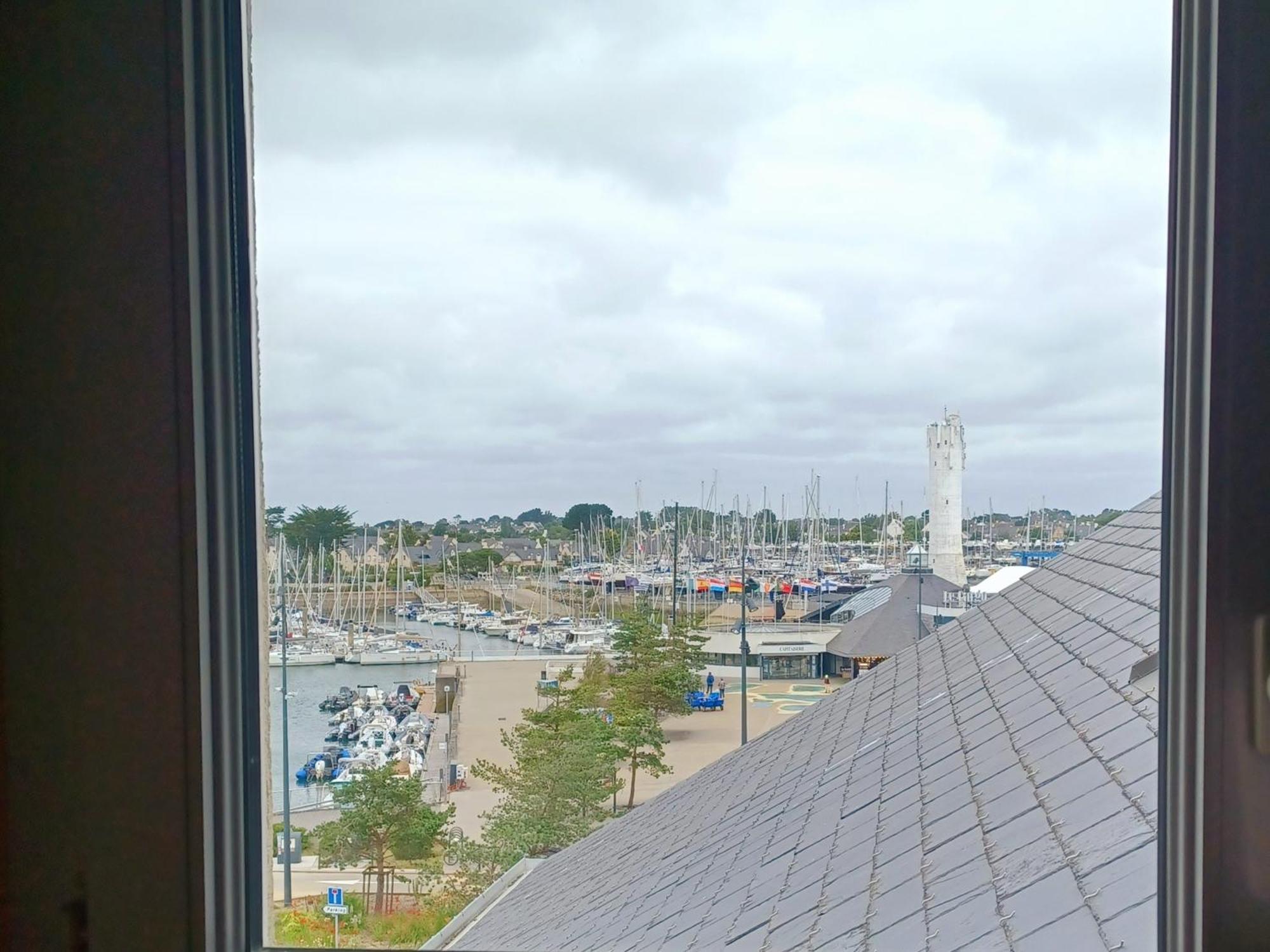 Appartement Duplex Familial Vue Mer, Proche Plage Et Commerces - Fr-1-639-125 Arzon Esterno foto