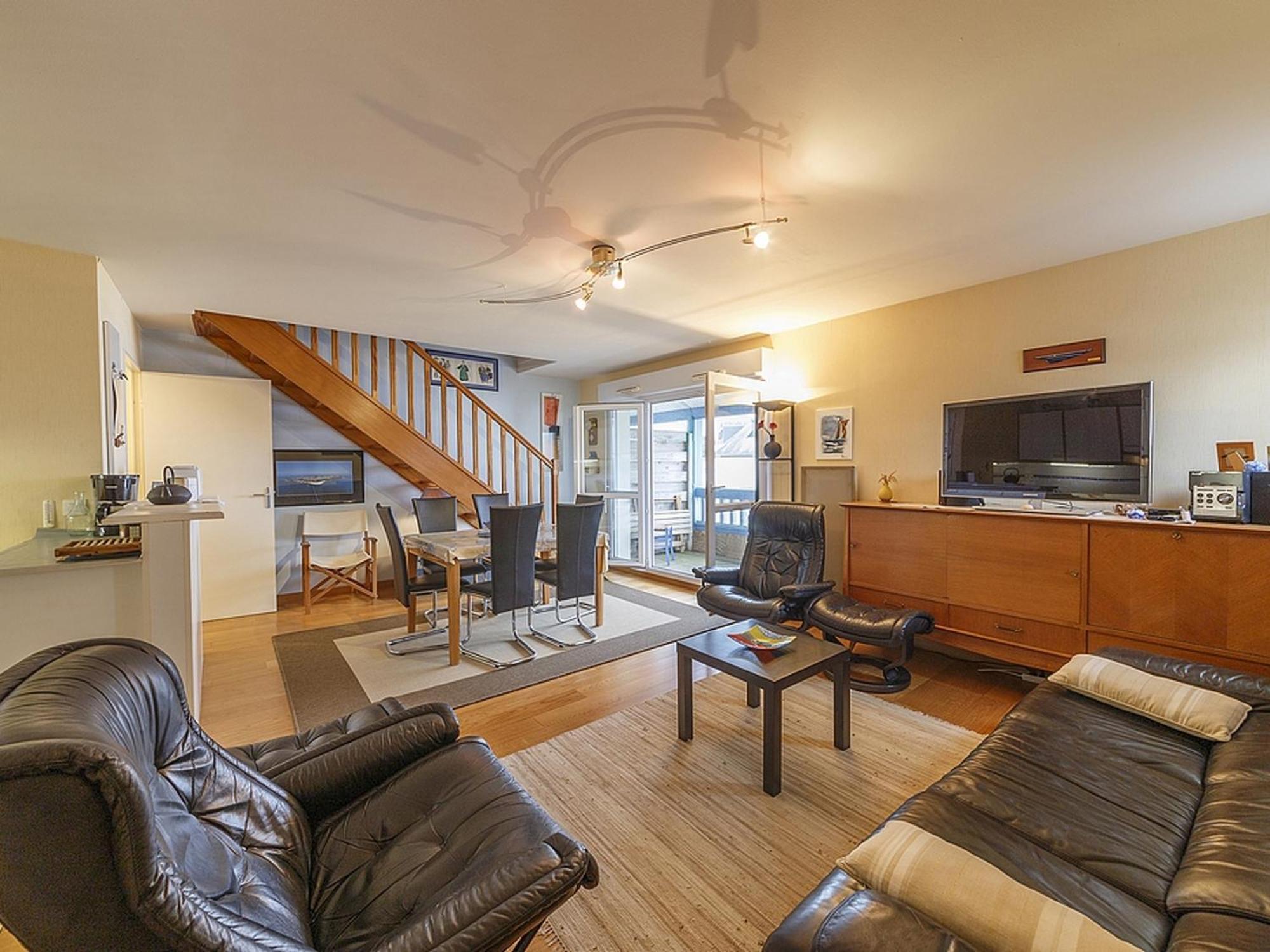 Appartement Duplex Familial Vue Mer, Proche Plage Et Commerces - Fr-1-639-125 Arzon Esterno foto